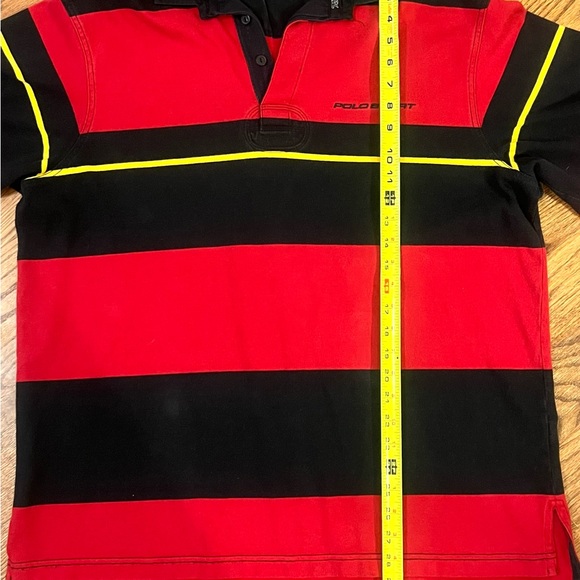 Polo Sport by Ralph Lauren Red and Black Striped‎ Shirt - Picture 10 of 12